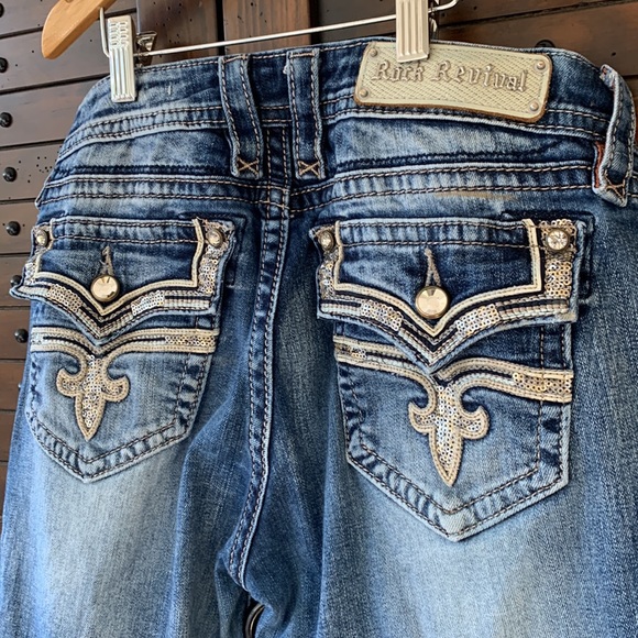 Rock Revival Denim - Rock Revival Womens Easy Boot Cut Posey Jeans